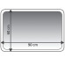 Ridder Covor De Baie Coins 60X90 Cm, Gri, 7103307