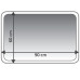 Ridder Covor De Baie Coins, 60X90 Cm, Gri, 7103306