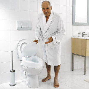 Ridder Scaun De Toaletă Cu Capac, Alb, 150 Kg, A0071001
