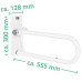 Ridder Bară De Sprijin Rabatabilă 55,5 Cm, 100 Kg, A0130101