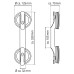 Ridder Bară De Sprijin Cu Ventuze, 12,5 Cm, 100 Kg, A0150201