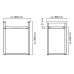 Ridder Taburet De Baie „Zac” Xxl, Negru, Pu/Aluminiu