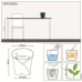 Lechuza Jardinieră "Orchidea All-In-One", Gri Taupe, Diametru 18 Cm