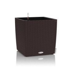 Lechuza Jardinieră "Cube Cottage 50 All-In-One", Mocha