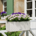 Lechuza Jardinieră "Balconera Cottage 50 All-In-One", Alb
