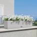 Lechuza Jardinieră "Balconera Cottage 80 All-In-One", Alb