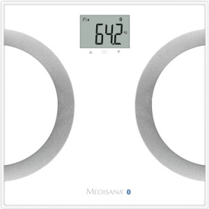 Medisana Cântar De Analiză Corporală Bs 445, 180 Kg, Alb, 40441