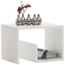 Fmd Masă De Cafea 2-În-1, 59,1 X 35,8 X 37,8 Cm, Alb