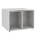 Fmd Măsuță De Cafea Cu 2 Mese Laterale, Alb Și Beton, 67,5X67,5X50 Cm