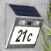 Hi Led Număr De Casă Iluminat Solar, Argintiu