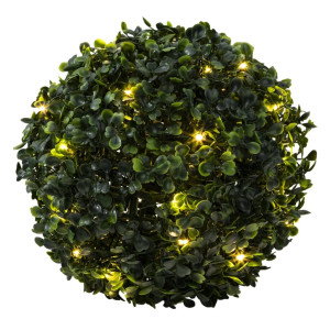 Hi Boxwood Minge Cimișir Cu Led, Diametru 25 Cm
