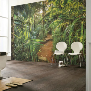 Komar Fototapet Mural Jungle Trail, 368 X 254 Cm