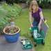 Draper Tools Cărucior De Unelte Grădină Și Scaun Verde 56X27,2X30,4 Cm