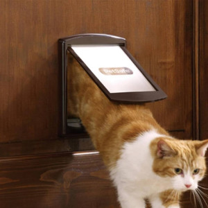 Petsafe Ușă Pentru Animale De Companie 2 Căi 730 Mică Alb 17,8X15,2 Cm