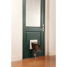Petsafe Clapetă Manuală 4 Căi Pt. Pisici, Fără Tunel, Classic 919 Alb