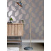 Dutch Wallcoverings Tapet "Fawning Feather", Gri Și Aur Roz