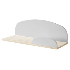 Vipack Raft De Perete "Kiddy", 65 Cm, Gri Rece, Lemn