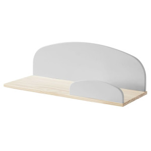 Vipack Raft De Perete "Kiddy", 65 Cm, Gri Rece, Lemn