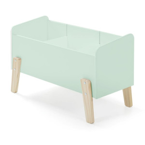 Vipack Cutie De Jucării Pentru Copii „Kiddy”, Verde Mentă, Lemn