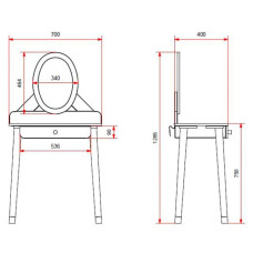 Vipack Masă De Toaletă Pentru Copii "Billy", Cu Oglindă, Alb, Lemn