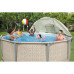 Bestway Copertină Pentru Piscină Supraterană, Alb