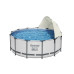 Bestway Copertină Pentru Piscină Supraterană, Alb