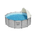 Bestway Copertină Pentru Piscină Supraterană, Alb