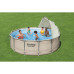 Bestway Copertină Pentru Piscină Supraterană, Alb
