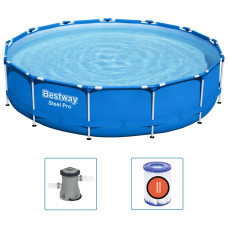Bestway Piscină Cu Cadru Steel Pro, 396X84 Cm