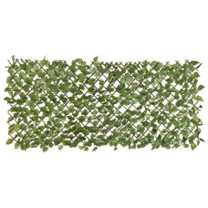 Nature Spalier De Grădină Cu Palmier Laur, 90X180 Cm, Frunze Verzi