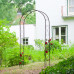 Nature Arcadă De Grădină, Negru, 100 X 37 X 230 Cm, Metal