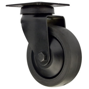 Mac Lean Roată Pivotantă, 4 Buc., Negru, 75 Mm
