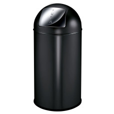 Eko Coș De Gunoi Cu Împingere, Negru Mat, 40 L