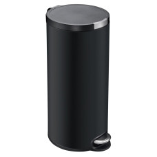 Eko Coș De Gunoi Cu Pedală Artistic, 30 L, Negru Mat