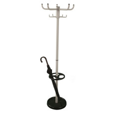 V-Part Cuier Haine De Sine Stătător Cu 10 Cârlige High Five, 175 Cm