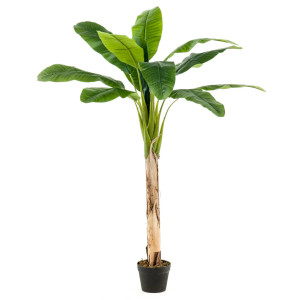 Emerald Bananier Artificial În Ghiveci, 120 Cm