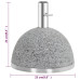Esschert Design Suport Umbrelă Soare, 11,5 Kg, 25X25X24 Cm, Gri, Pv11