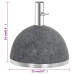 Esschert Design Suport Umbrelă De Soare, Negru, 11,5 Kg S