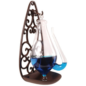 Esschert Design Sticlă Meteorologică Cu Suport Din Fontă 0,5 L Th31