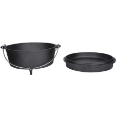 Esschert Design Cuptor Olandez 6,5 L, Negru Ff235