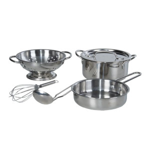 Esschert Design Set Bucătărie De Exterior, 6 Piese, Oțel Inoxidabil