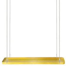 Esschert Design Tavă Plante Suspendată, Auriu, Dreptunghiulară, L
