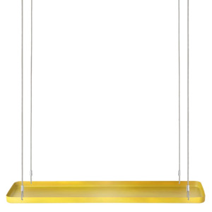 Esschert Design Tavă Plante Suspendată, Auriu, Dreptunghiulară, L