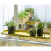 Esschert Design Tavă Plante Suspendată, Auriu, Dreptunghiulară, L