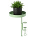 Esschert Design Tavă Pentru Plante Cu Clemă, Verde, Rotund, S