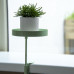 Esschert Design Tavă Pentru Plante Cu Clemă, Verde, Rotund, S