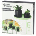 Esschert Design Tavă Pentru Plante Cu Clemă, Verde, Rotund, L