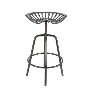 Esschert Design Scaun De Bar Tractor, Gri