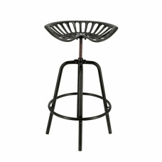 Esschert Design Scaun De Bar Tractor, Negru
