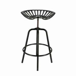 Esschert Design Scaun De Bar Tractor, Negru